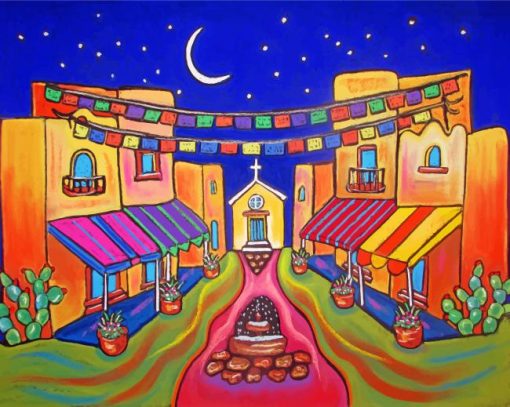 Mexican Life Art Paint by numbers