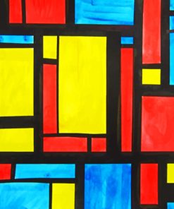 Mondrian Art Paint by numbers