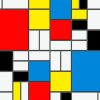 Mondrian Pattern Paint by numbers