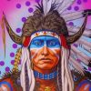 Native American Man Paint by numbers