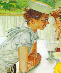 Norman Rockwell Art Paint by numbers