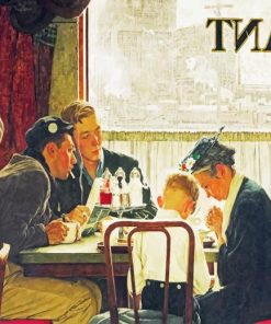 Norman Rockwell Art Paint by numbers