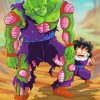 Piccolo And Goku Paint by numbers