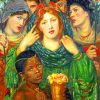 Pre raphaelite The Beloved Paint by numbers