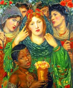 Pre raphaelite The Beloved Paint by numbers