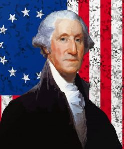 President George Washington Paint by numbers