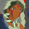 Princess Mononoke Ashitaka paint by numbers