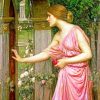 Psyche Opening The Door Of Cupid Paint by numbers