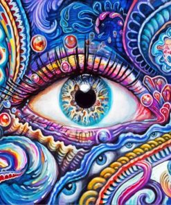 Psychedelic Art Paint by numbers