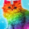 Rainbow Cat Paint by numbers