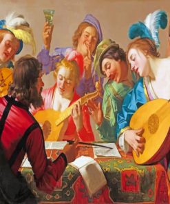 Renaissance Music Period paint by numbers