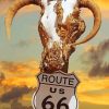 Route Road 66 Trip Paint by numbers