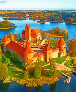 Shu Lithuania Trakai Paint by numbers