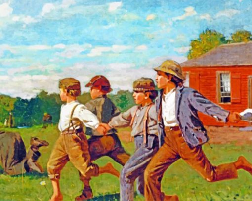 Snap The Whip Winslow Homer Paint by numbers