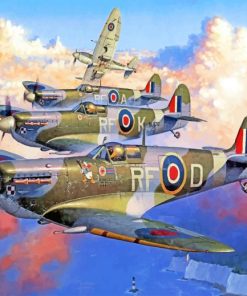 Spitfires Paint by numbers