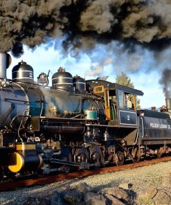 Steam Train Paint by numbers