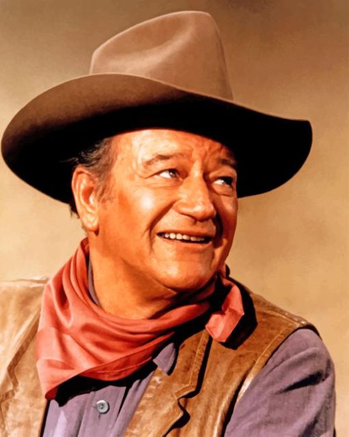 The Legend John Wayne Paint by numbers