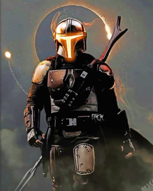 The Mandalorian paint by numbers