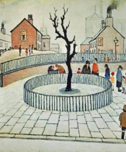 The Tree L S Lowry Paint by numbers