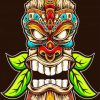 Tiki Mask Paint by numbers