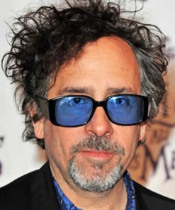 Tim Burton Portrait Paint by numbers