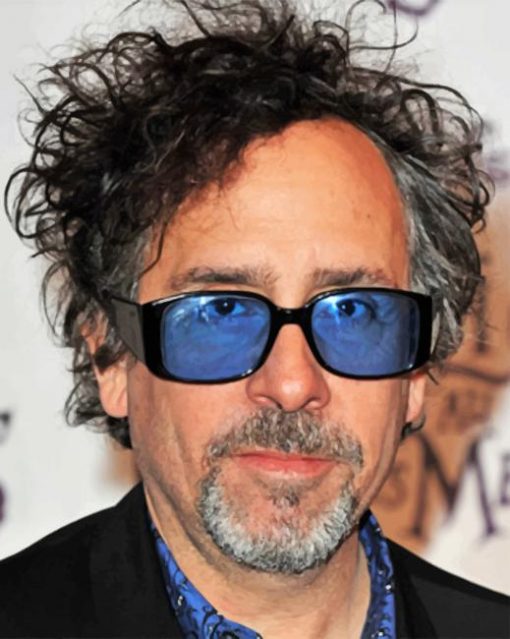 Tim Burton Portrait Paint by numbers