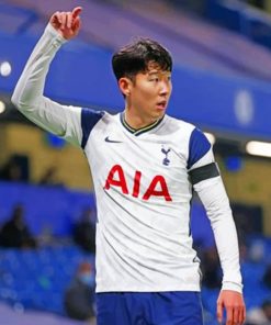 Son Heung Min paint by numbers