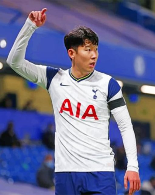 Son Heung Min paint by numbers