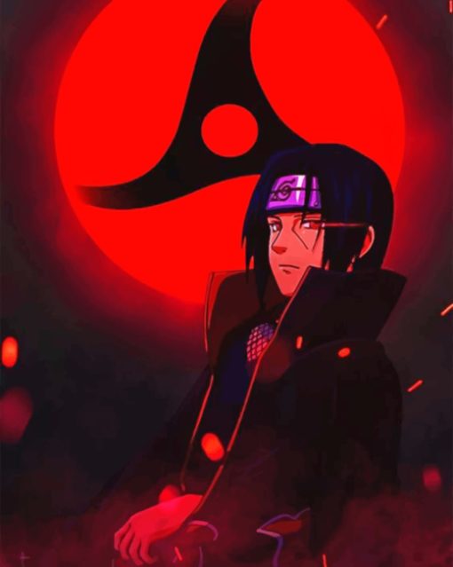 Itachi Uchiha Paint by numbers