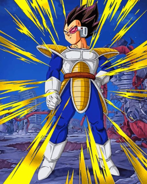 Vegeta Paint by numbers