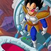 Vegeta Saiyan Saga Paint by numbers