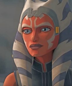 Ahsoka Tano paint by numbers