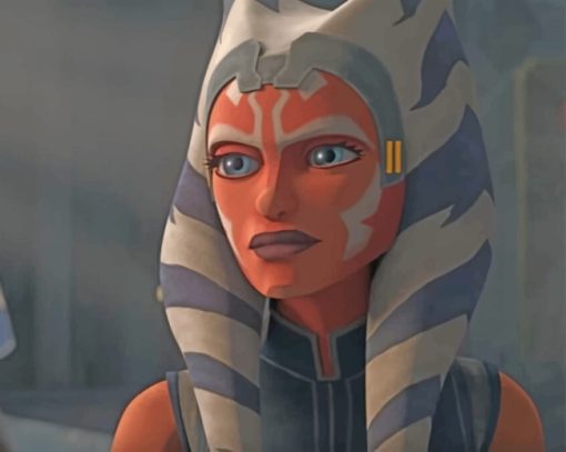 Ahsoka Tano paint by numbers