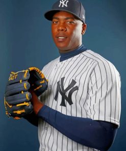 Aroldis Chapman paint by numbers