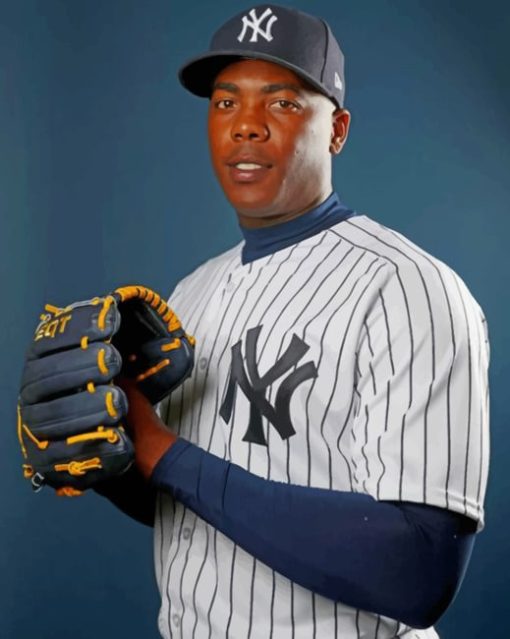 Aroldis Chapman paint by numbers