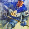 Auston Matthews Toronto Maple Leafs paint by numbers