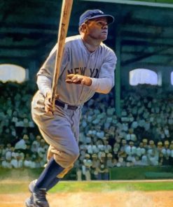 Babe Ruth paint by numbers