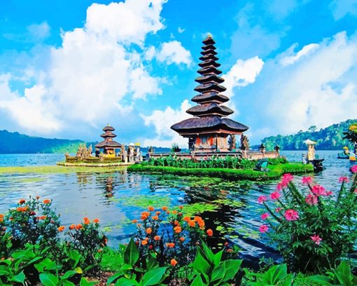 Bali Indonesian Island Paint by numbers