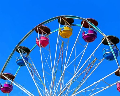 Ferris Wheel In The Sky Paint by numbers