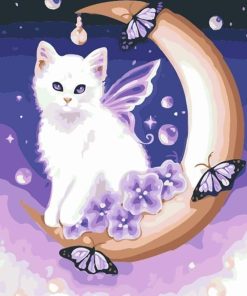 Angel Cat paint by numbers