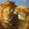 Lions Couple Paint by numbers