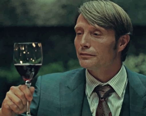 Mads Mikkelsen paint by numbers