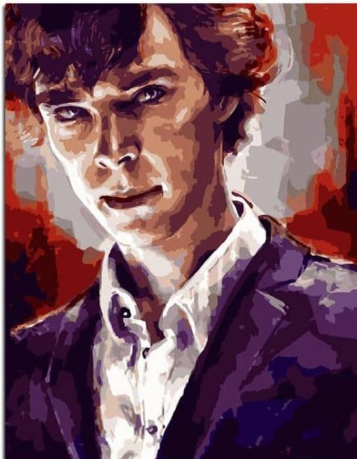 Benedict Cumberbatch paint by numbers