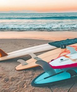 Surf Boards paint by numbers