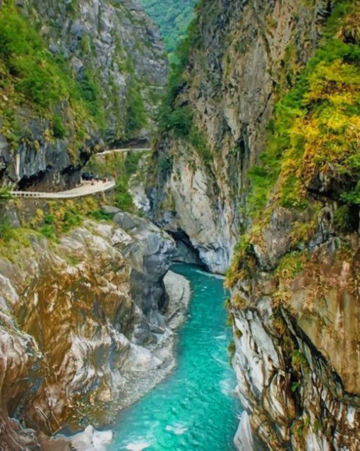 Taroko National Park Paint by numbers