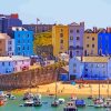 Tenby Wales UK paint by numbers