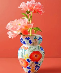 Aesthetic Ginger Jar Vase paint by numbers