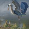 Great Blue Heron paint by numbers