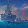 World Of Warships paint by numbers