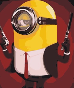 Hitman Minion Paint by numbers